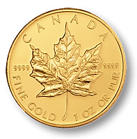Candian Gold Maple Leaf